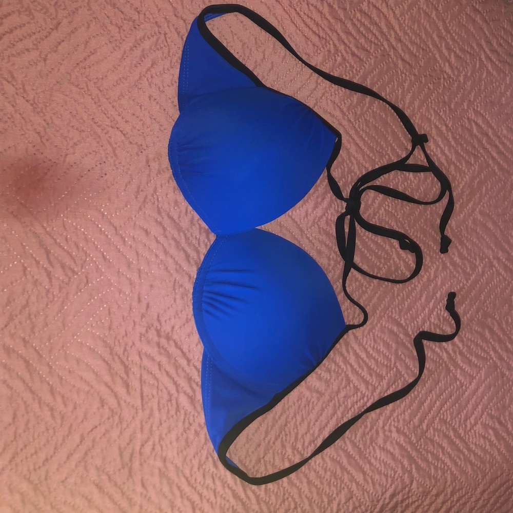 BLUE PUSH UP BIKINI